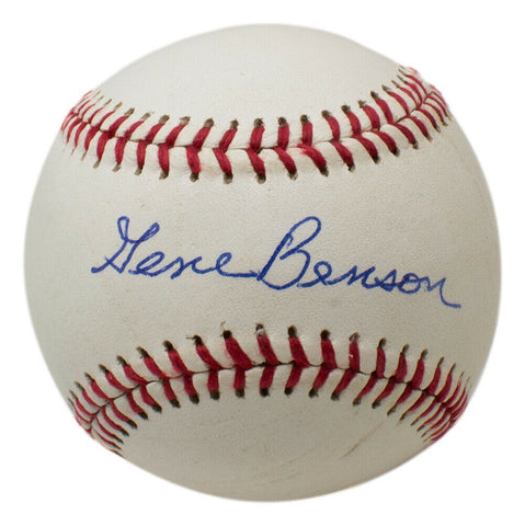 Gene Benson Philadelphia Stars Negro League Signed Baseball BAS