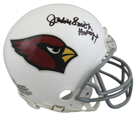 Cardinals Jackie Smith "HOF 94" Authentic Signed Rep Mini Helmet BAS Witnessed