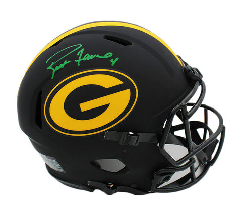 Brett Favre Signed Green Bay Packers Speed Authentic Eclipse NFL Helmet