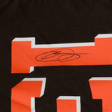 Framed Odell Beckham Jr. Cleveland Browns Autographed Nike Brown Game Jersey