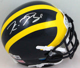 Kwity Paye Autographed Michigan Schutt Mini Helmet-Beckett W Hologram *Silver