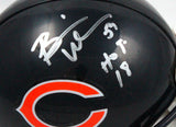Brian Urlacher Autographed Chicago Bears Mini Helmet w/ HOF-Beckett W Hologram