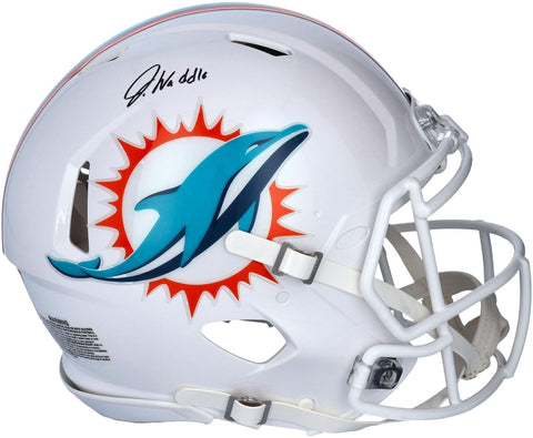 Jaylen Waddle Miami Dolphins Signed Riddell Speed Authentic Helmet