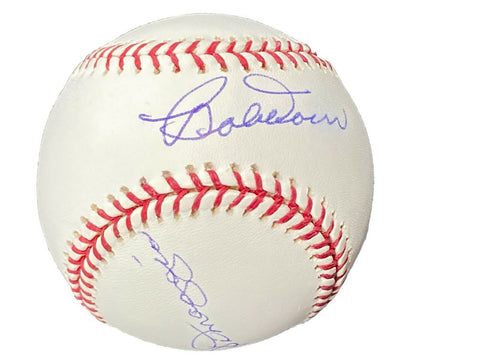 Bobby Doerr & Dom Dimaggio Signed Autographed Official MLB Baseball JSA