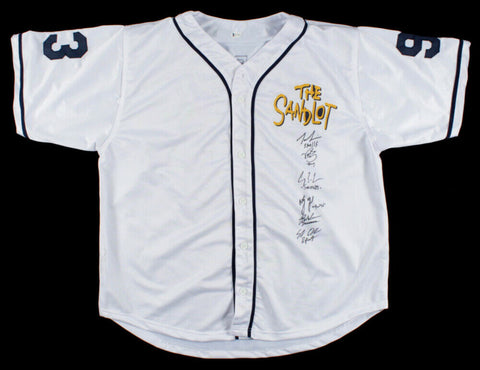 Signed Jersey by 6 Members of the 1993 Hit Film "The Sandlot" (Beckett COA)