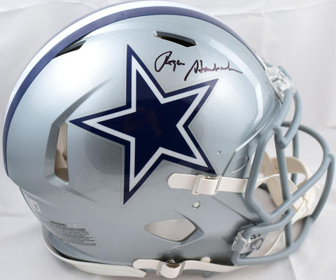 Roger Staubach Signed Cowboys F/S Speed Authentic Helmet-Beckett W Hologram