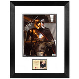 Gwendoline Christie Autographed Star Wars Captain Phasma 8x10 Framed Photo