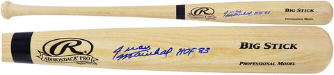Juan Marichal Signed Rawlings Pro Blonde Baseball Bat w/HOF'83 - (SCHWARTZ COA)