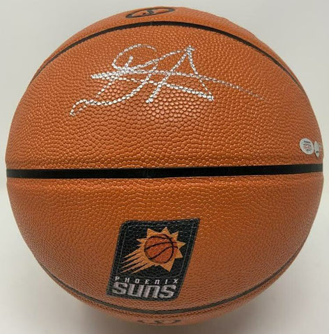 DEANDRE AYTON Autographed Phoenix Suns Logo Basketball GDL LE 50/50