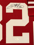 Rickey Watters Signed San Francisco 49ers Red Jersey Framed Display (JSA COA)