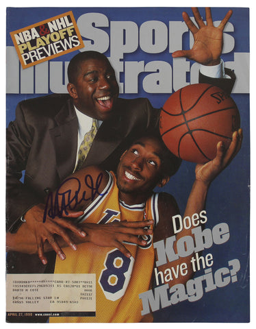 Lakers Magic Johnson Signed 1998 Sports Illustrated Magazine BAS Wit #WY56240