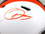 Odell Beckham Signed Browns F/S Lunar Speed Authentic Helmet-Beckett W Hologram