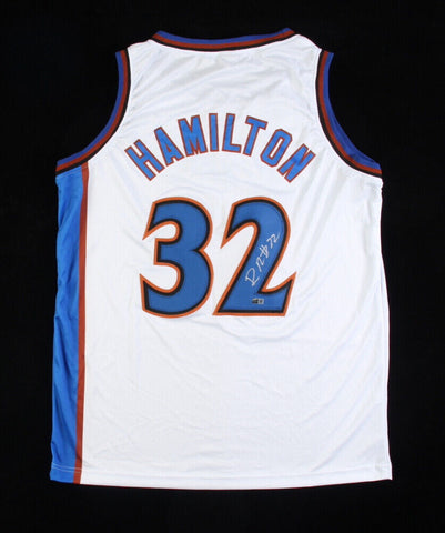 Rip Hamilton Signed Washington Wizards Jersey (Steiner) 2004 NBA Champion Guard