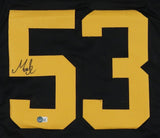 Maurkice Pouncey Signed Steelers Jersey (Beckett) Pittsburgh 9xPro Bowl Center