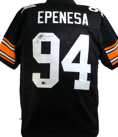 AJ Epenesa Autographed Black College Style Jersey - Beckett W *Black *T9