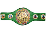 MIKE TYSON AUTOGRAPHED GREEN WBC WORLD CHAMPIONSHIP BELT BECKETT WITNESS 210832