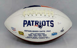 LeGarrette Blount Autographed New England Patriots Logo Football- JSA W Auth