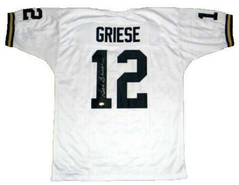 BOB GRIESE SIGNED AUTOGRAPHED PURDUE BOILERMAKERS #12 THROWBACK JERSEY COA