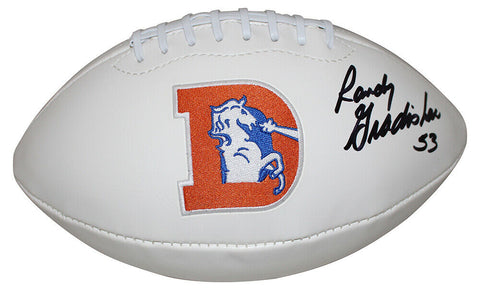 Randy Gradishar Autographed/Signed Denver Broncos D Logo Football JSA 25188