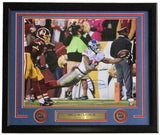 Odell Beckham Jr. Signed Framed 16x20 Giants Catch vs Redskins Photo JSA