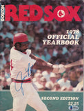 Jim Rice Signed Boston 1978 Official Yearbook Magazine BAS U09418