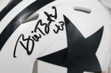 Bill Bates Autographed Dallas Cowboys 60-63 Speed Mini Helmet-Prova *Black