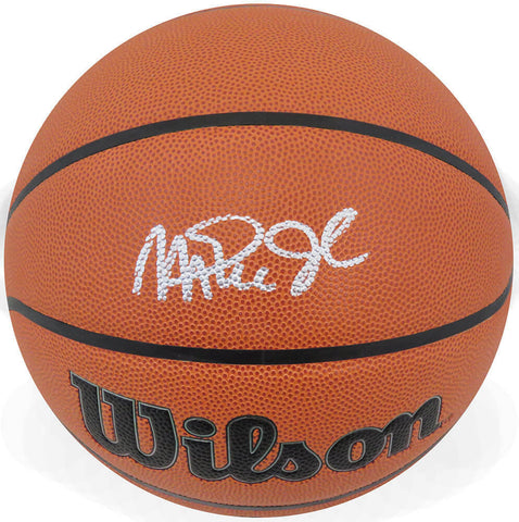 Magic Johnson Signed Wilson Indoor/Outdoor NBA Basketball - (SCHWARTZ COA)