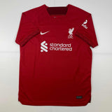 Autographed/Signed Darwin Nunez Liverpool Red Soccer Jersey Beckett BAS COA