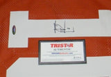 VINCE YOUNG AUTOGRAPHED SIGNED TEXAS LONGHORNS #10 STAT JERSEY TRISTAR