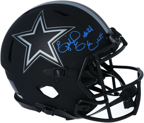 Ezekiel Elliott Dallas Cowboys Signed Eclipse Alternate Speed Authentic Helmet