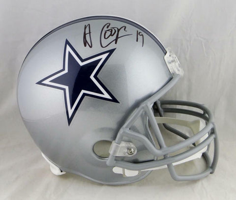 Amari Cooper Autographed Dallas Cowboys Full Size Helmet- JSA Witnessed Auth