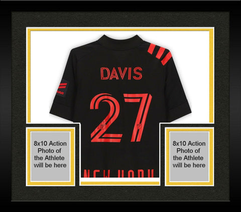 Frmd Sean Davis New York Red Bulls Signed MU #27 Black Jersey - 2020 MLS Season