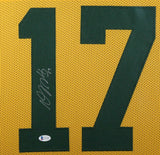 DAVANTE ADAMS (Packers c rush SKYLINE) Signed Autographed Framed Jersey Beckett