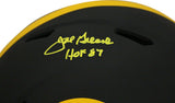 Joe Greene Signed Pittsburgh Steelers Authentic Eclipse Helmet HOF BAS 33736