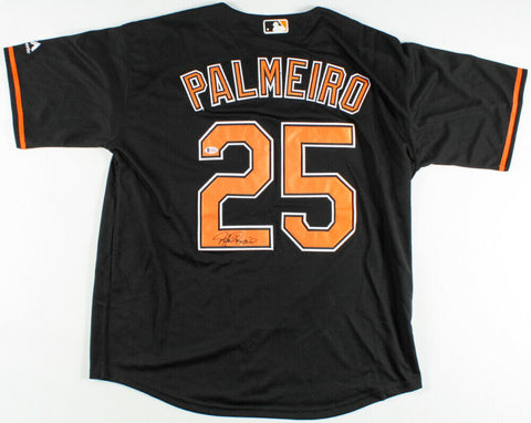 Rafael Palmeiro Signed Baltimore Orioles Custom Style Jersey (Beckert Hologram)