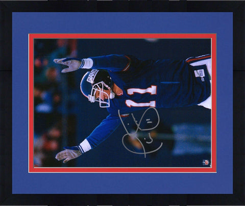 Frmd Phil Simms NY Giants Signed 8" x 10" Arms Up Celebrating Photo