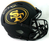 Joe Montana Signed San Francisco 49ers F/S Eclipse Speed Helmet - Beckett W Auth