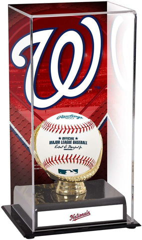 Washington Nationals Sublimated Display Case with Image