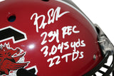 Bryan Edwards Signed South Carolina Gamecocks Authentic Schutt Helmet BAS 30686