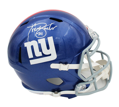 Tiki Barber Signed New York Giants Speed Full Size NFL Helmet