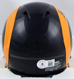 Steven Jackson Autographed Rams 81-99 Speed Mini Helmet- Beckett W Hologram