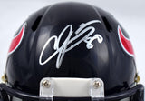 Andre Johnson Autographed Houston Texans Speed Mini Helmet- Beckett W Hologram