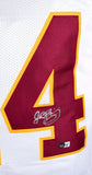 John Riggins Autographed White Pro Style Jersey- Beckett W Hologram *Silver