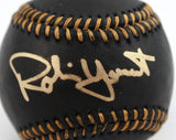 Robin Yount Autographed Rawlings OML Black Baseball-Beckett W Hologram *Gold