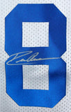 Roger Staubach/Drew Pearson Autographed White Pro Style Jersey-Beckett W Holo