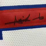 Autographed/Signed ISIAH THOMAS Detroit White Basketball Jersey Beckett BAS COA