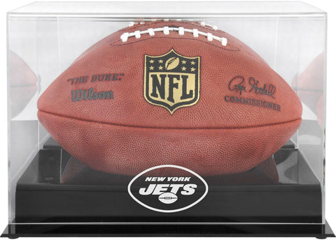 New York Jets Black Base Football Display Case - Fanatics