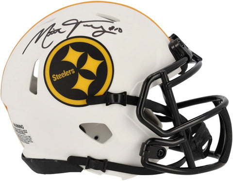 Mitchell Trubisky Steelers Signed Lunar Eclipse Alternate Mini Helmet