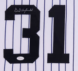 Dave Winfield Signed Yankees 35x43 Custom Framed Jersey (JSA) 12x All-Star