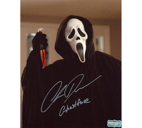 Chris Durand Signed "Scream" Unframed 8x10 Photo - w/ Ghost Face Insc